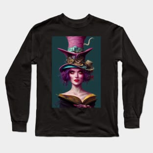 female wizard magic hat Long Sleeve T-Shirt